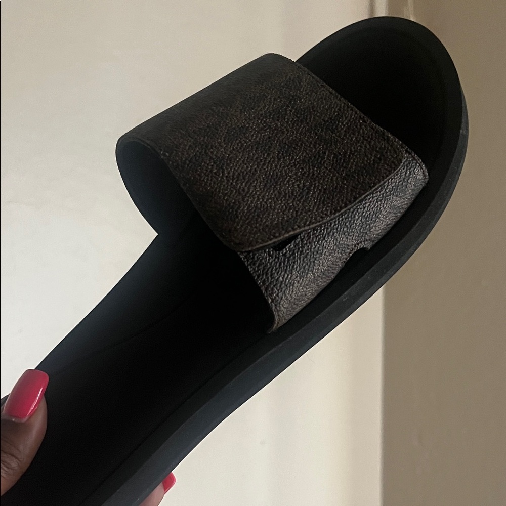 Michael Kors Dark Brown Slide Loafers size 9